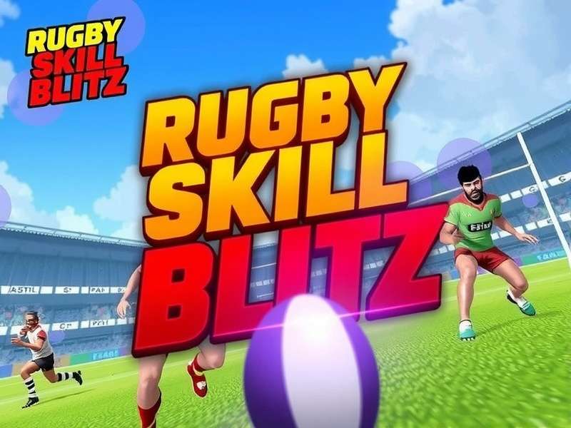 Intense rugby action in Rugby Skill Blitz Rugby Skill Blitz Gameplay Screenshot